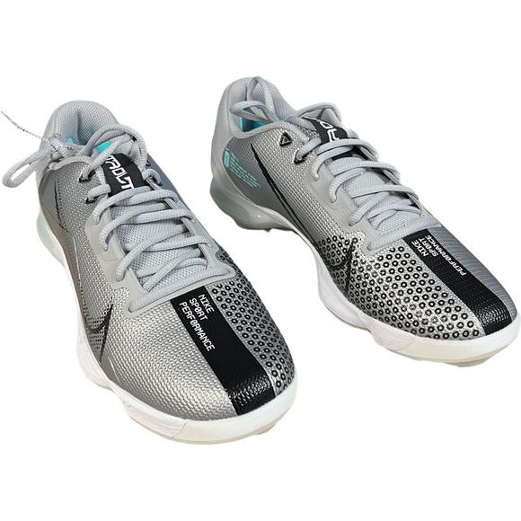 Nike Force Zoom Mike Trout 7 Pro Metal Baseball Cleats Gray DC9905-006 - Picture 3 of 8